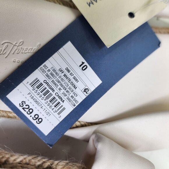 NEW Universal Thread Women's Dena Knotted Espadrille Sandals Size 10‎ NWT - Picture 8 of 9